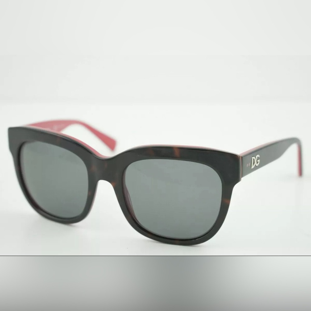 DOLCE & GABBANA DG Tortoise/Pink 53-20-140 3N Sunglasses Polarized
